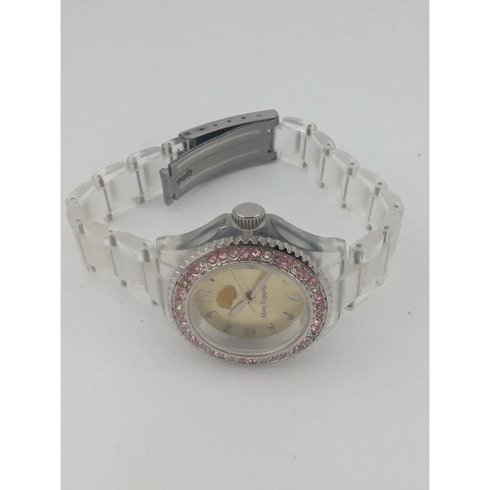 Alex's‎ Lemonade Stand by ElyseRyan Watch Women Clear Band- New Battery